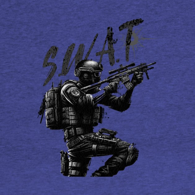 SWAT Police Unit by mieeewoArt